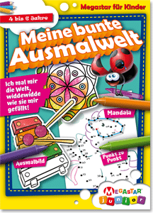 Megastar Junior Meine bunte Ausmalwelt