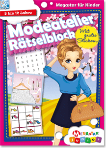 Megastar Junior Modeatelier - Rätselblock