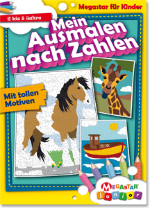 Megastar Junior Mein Ausmalen nach Zahlen