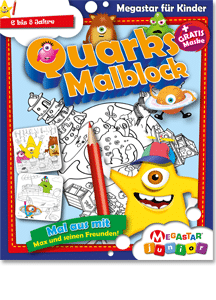 Megastar Junior Quarks Malblock