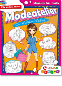 Megastar Junior Modeatelier Das Mädchen Malbuch
