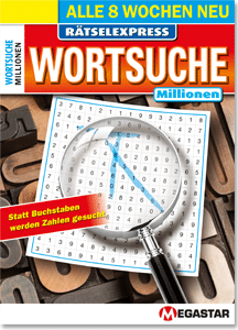 Megastar Rätselexpress Wortsuche Millionen