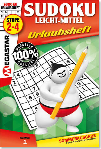 RML-001_WebImage350 Sudoku leicht-mittel Urlaubsheft